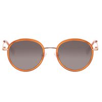 Oculos-de-Sol-Unissex-Western-Redondo-Flap-Dourado-OC.CL.3831-1521.1