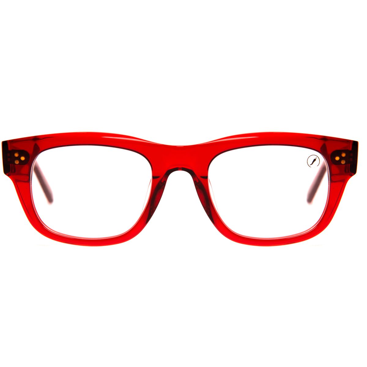 óculos de grau vermelho quadrado