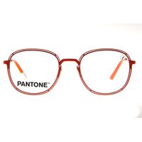 Armacao-Para-Oculos-de-Grau-Unissex-Pantone-Metal-Slim-Laranja-LV.MT.0581-1111.1