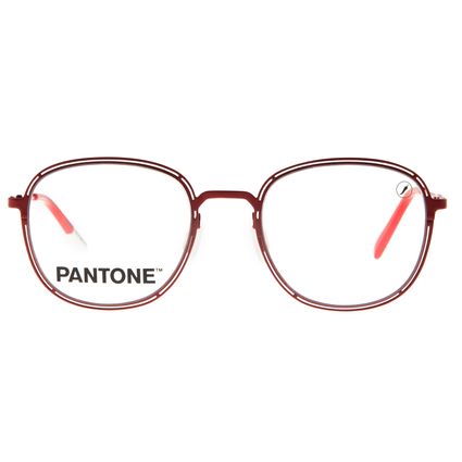 Armacao-Para-Oculos-de-Grau-Unissex-Pantone-Metal-Slim-Vermelho-LV.MT.0581-1616.1