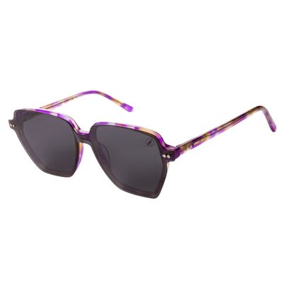 Armação para Óculos de Grau Ótica Chilli Beans Unissex Multi Quadrado Polarizado Tartaruga Roxo