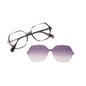 Armacao-Para-Oculos-de-Grau-Feminino-Western-Quadrado-Wild-Soul-Polarizado-Marrom-LV.MU.0837-0102