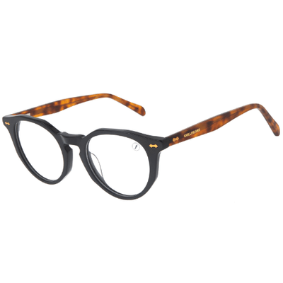 Armação para Óculos de Grau Ótica Chilli Beans Feminino Redondo Preto