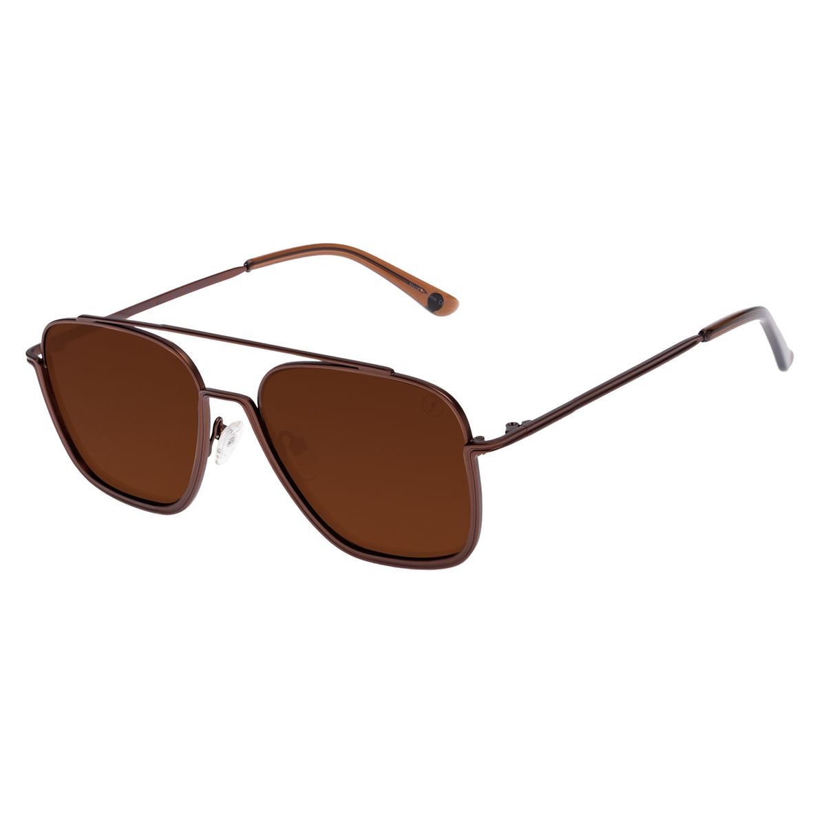 Óculos De Sol Masculino Chilli Beans Executivo Marrom Chilli Beans