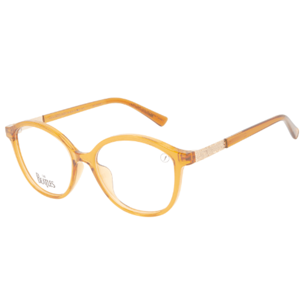 Armacao-Para-Oculos-de-Grau-Feminino-The-Beatles-Dear-Prudence-Cat-Dourado-LV.IJ.0222.0221