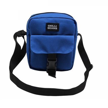 Shoulder Bag Unissex Chilli Beans Compartimentos Azul BG.BS.0194-0808