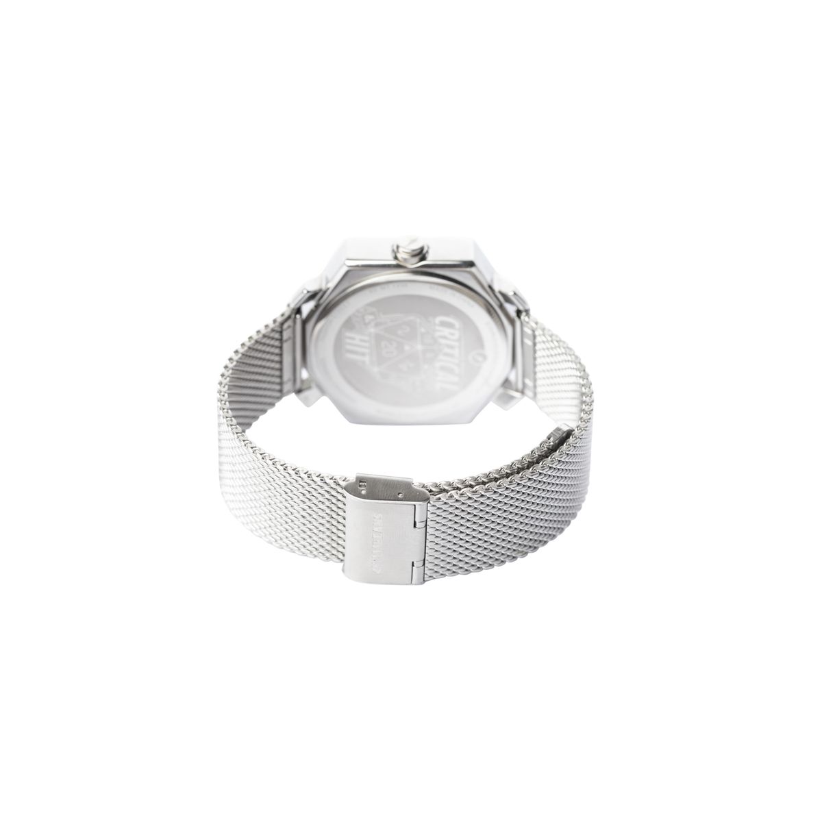 Relógio Digital Masculino Dungeons & Dragons Critical Hit Prata RE.MT