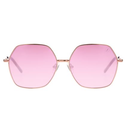 Óculos de Sol Feminino Chilli Beans Metal Hexagonal Rosé OC.MT.3594-5795.10