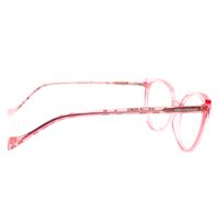 armação para óculos de grau feminino teen disney minnie mouse cat rosa lv.ij.0284.1313