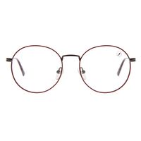 armação para óculos de grau feminino chilli beans multi redondo ônix lv.mu.0810.0522