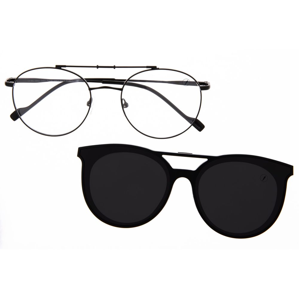 Armacao-Para-Oculos-de-Grau-Feminino-Chilli-Beans-Redondo-Multi-Polarizado-Preto