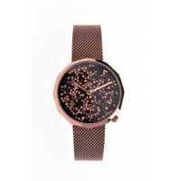 Relógio Analógico Feminino Chilli Beans Facetado Marrom