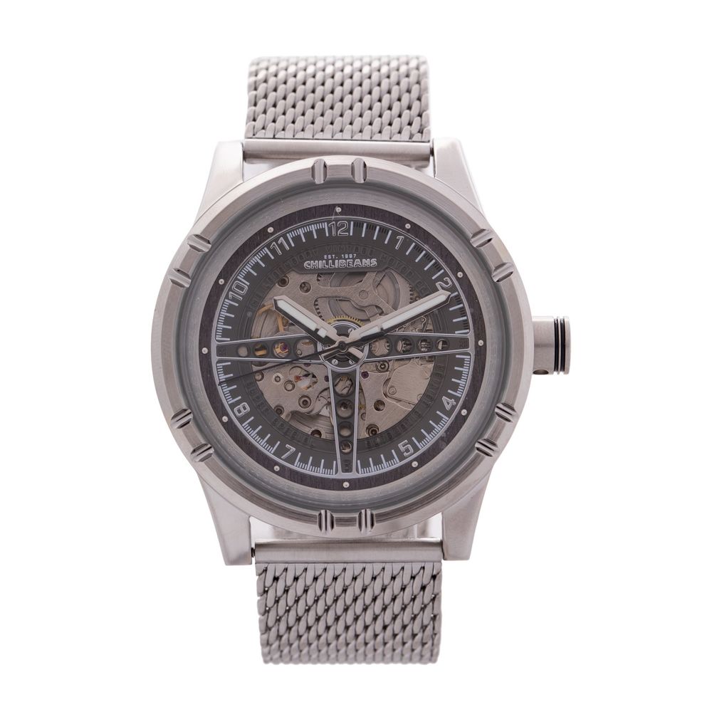 relógio automático masculino motor club prata re.mt.1422.2207