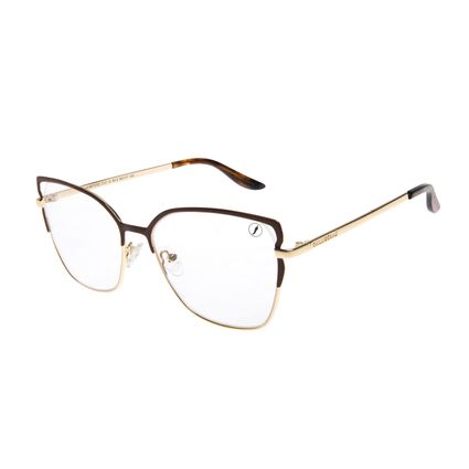 Armação Para Óculos de Grau Feminino New Retrô Metal Dourado LV-MT-0722-2121_300kb