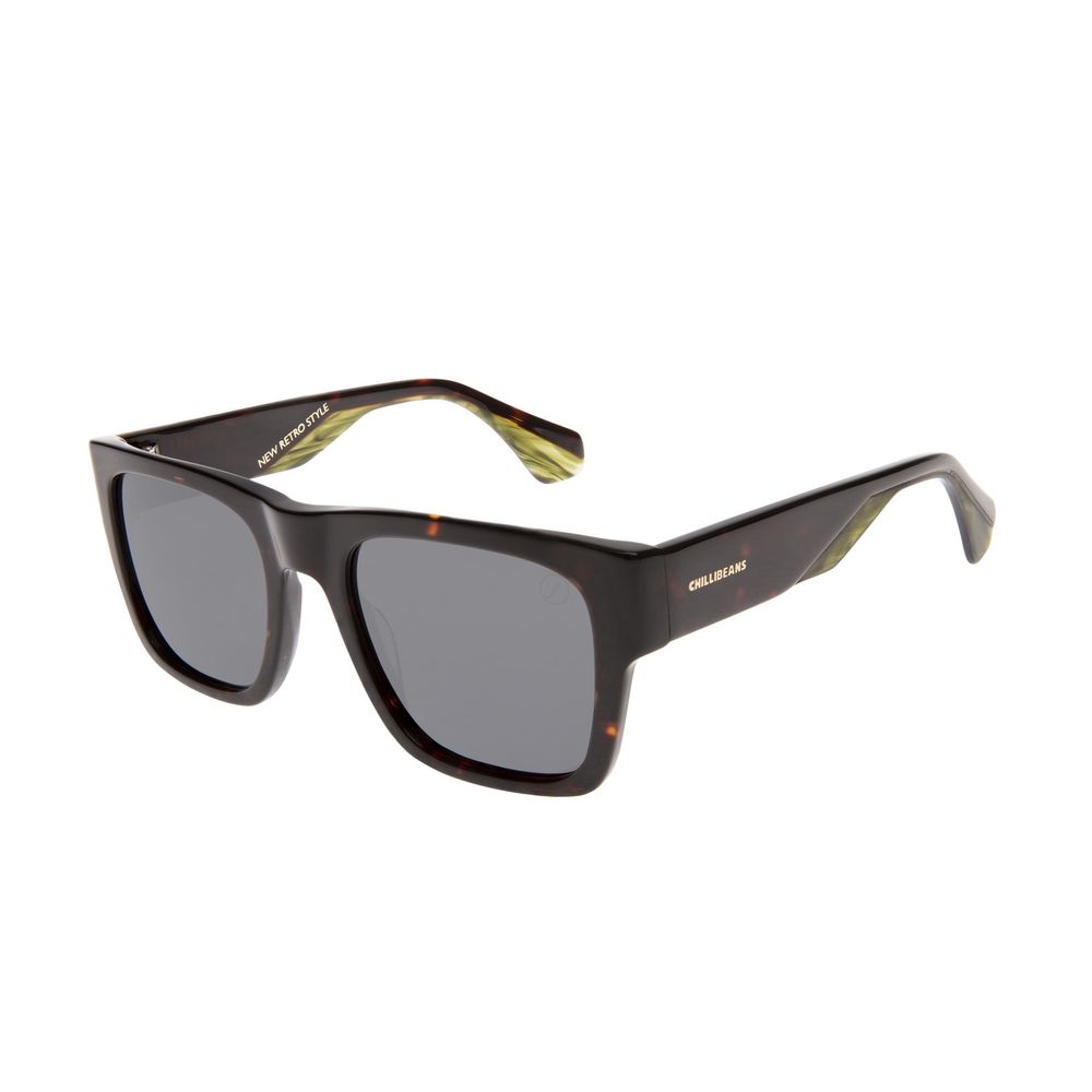 Óculos de Sol Masculino New Retrô Casual Quadrado Marrom Polarizado OC-CL-4092-0102_300kb