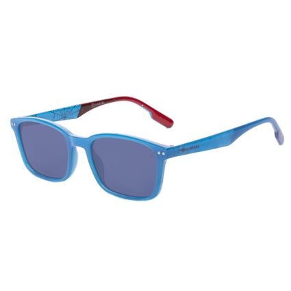 Óculos de Sol Infantil Masculino Spider-Man Quadrado Teia Azul OC.KD.0796-0808