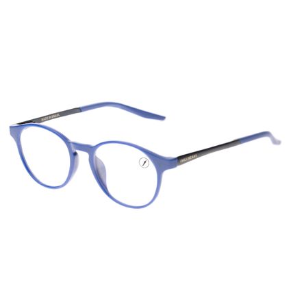 Armação Para Óculos de Grau Infantil Feminino Chilli Beans Duo Colors Redondo Azul LV.KD.0018-0801