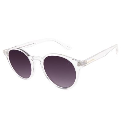 Óculos de Sol Feminino Chilli Beans Redondo Transparente