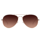 óculos de sol unissex chilli beans aviador dourado oc.mt.3528.5721