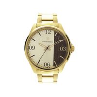 Relógio Analógico Masculino New Retrô Metal Dourado RE-MT-1549-2121_300kb