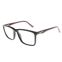 Armação Para Óculos de Grau Masculino Chilli Beans Essential Quadrado Preto Fosco LV.IJ.0302-0131