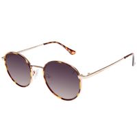 Óculos de Sol Feminino Chilli Beans Redondo Casual Dourado OC.CL.4045-2021