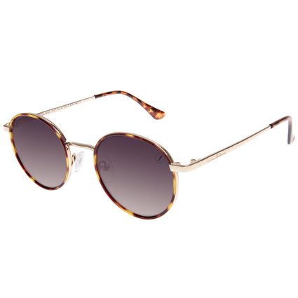 Óculos de Sol Feminino Chilli Beans Redondo Casual Dourado OC.CL.4045-2021