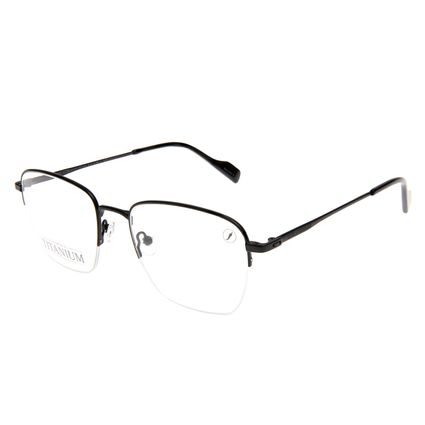 armação para óculos de grau masculino chilli beans titânio preto lv.mt.0735.0101