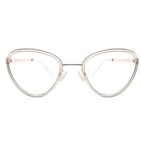 Armação Para Óculos de Grau Feminino Ótica Chilli Beans Gatinho Slim Dourado LV.AC.0846-1521.1