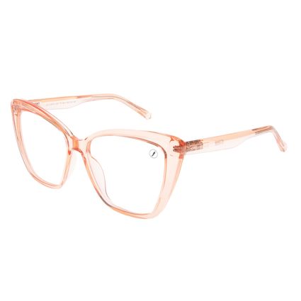 Armação Para Óculos de Grau Feminino Ótica Chilli Beans Max Cat Bege LV.IJ.0273-2323