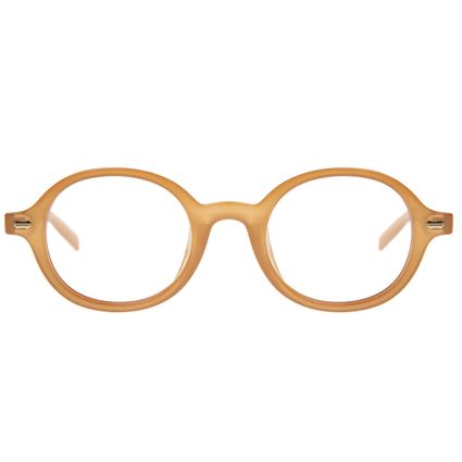 Armação Para Óculos de Grau Masculino Ótica Chilli Beans Redondo TR90 Caramelo LV.IJ.0286-0303.1