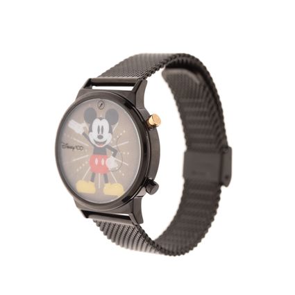 Relógio Digital Unissex Disney 100 Mickey Mouse Preto RE.MT.1530-0101.1