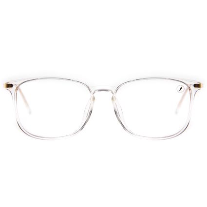 armação para óculos de grau feminino chilli beans quadrado transparente lv.ij.0231.3621