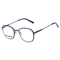 armação para óculos de grau unissex chilli beans redondo azul lv.mt.0661.0808