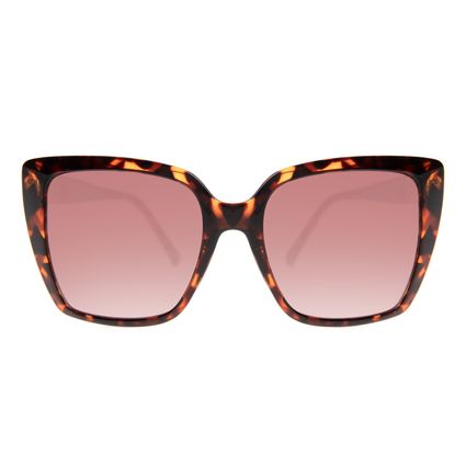 Óculos de Sol Feminino Chilli Beans Quadrado Oversized Tartaruga OC.CL.3999-0206.1