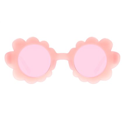 óculos de sol infantil feminino flor lillo & stitch rosa oc.kd.0756.1313