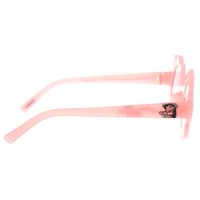 óculos de sol infantil feminino flor lillo & stitch rosa oc.kd.0756.1313