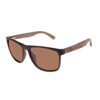 Óculos de Sol Masculino Chilli Beans Quadrado Wood Marrom Polarizado OC.CL.4058-0202