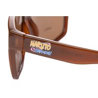 óculos de sol infantil masculino quadrado naruto shippuden marrom oc.kd.0789.0202