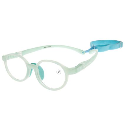 Armação Para Óculos de Grau Infantil Unissex Chilli Beans Superflex TR90 Verde LV.KD.0028-1515_1