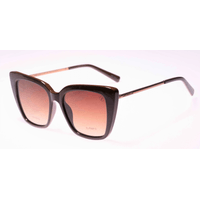 óculos de sol feminino chilli beans cat clássico marrom oc.cl.3945.0202