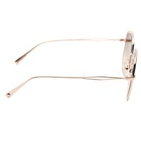 Óculos de Sol Feminino NBA Frame Banhado a Ouro Degradê Marrom OC.MT.3692-5795.13