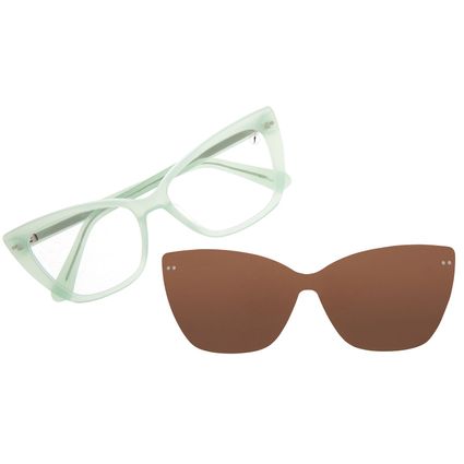 Armação Para Óculos de Grau Feminino Chilli Beans Multi Polarizado Verde LV.MU.0959-0215