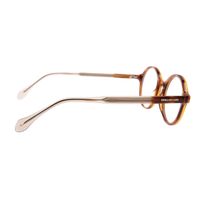 armação para óculos de grau feminino chilli beans redondo caramelo lv.ac.0808.0909