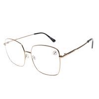 Armação Para Óculos de Grau Feminino Chilli Beans Quadrado Dourado LV.MT.0718-2121