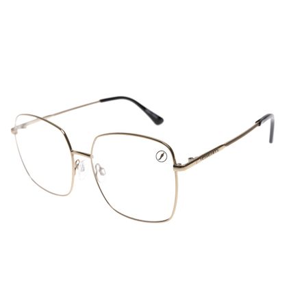 Armação Para Óculos de Grau Feminino Chilli Beans Quadrado Dourado LV.MT.0718-2121
