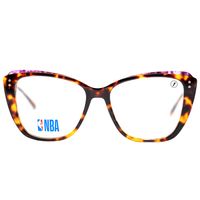 armação para óculos de grau feminino nba los angeles lakers multi polarizado tartaruga lv.mu.0965.0806