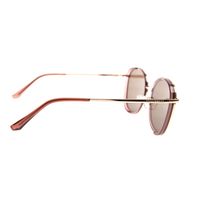 Óculos de Sol Unissex Chilli Beans Redondo Flap Bege OC.CL.3598-0223.2
