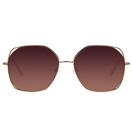 Óculos de Sol Feminino Gold Besouro Quadrado Rosé OC.MT.3558-2395