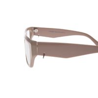 Armação Para Óculos De Grau Unissex Boca Rosa Quadrado Bege  LV.AC.0947-2323